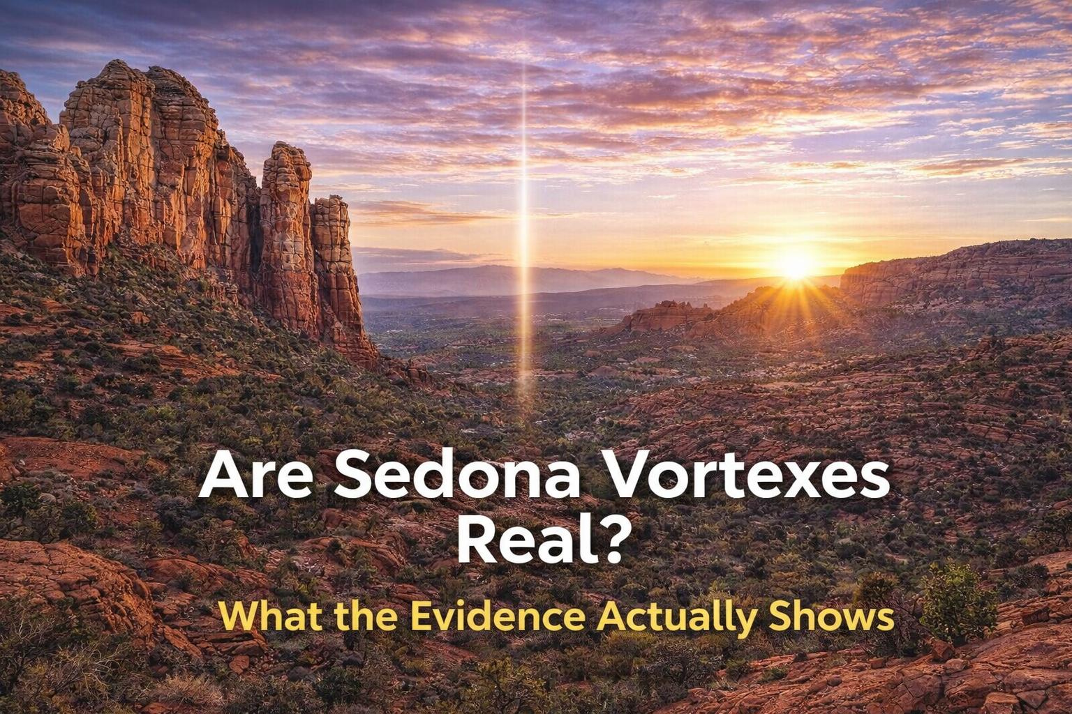 Are Sedona Vortexes Real? What the Evidence Actually Shows