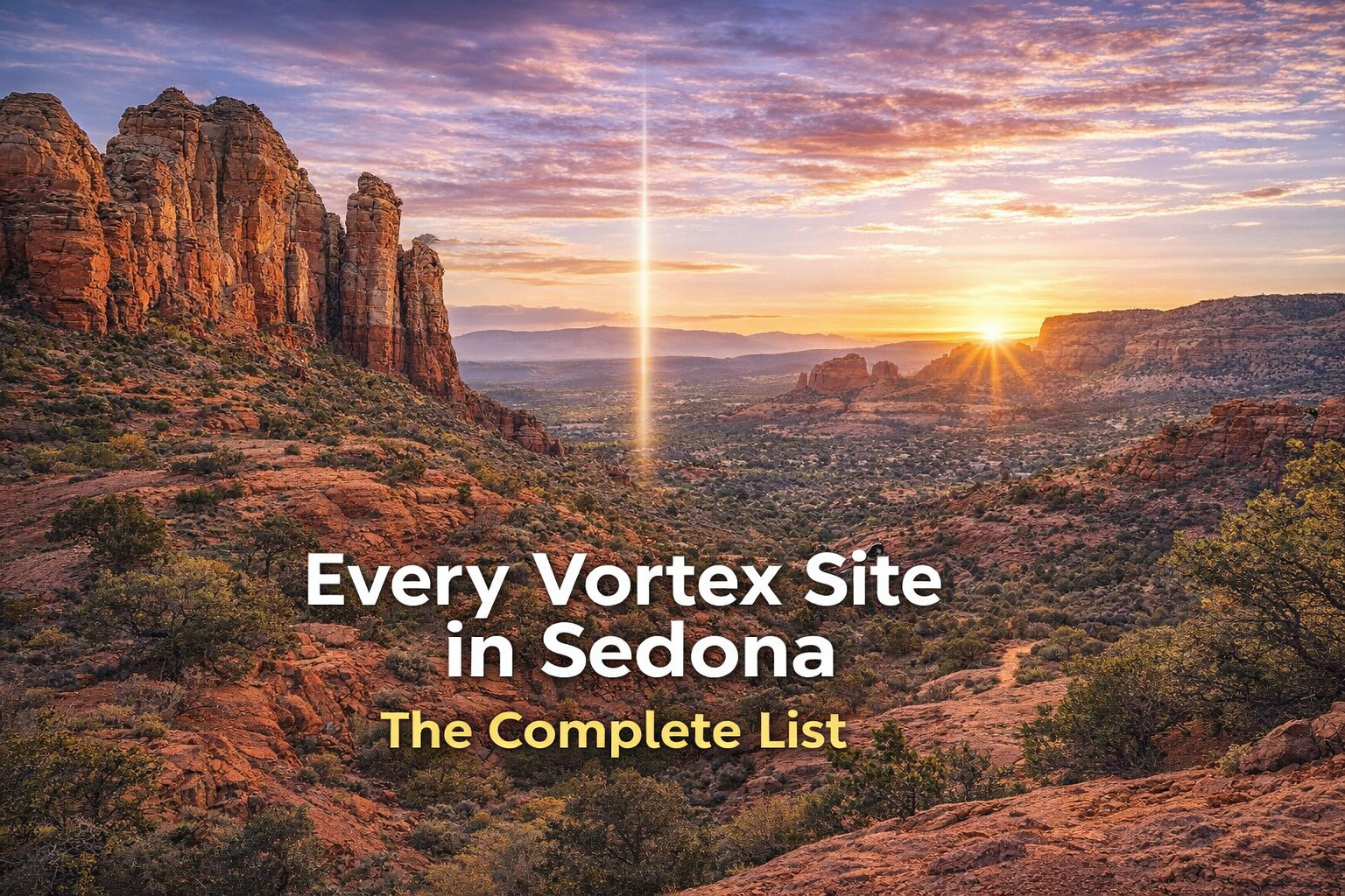 Every Vortex Site in Sedona: The Complete List